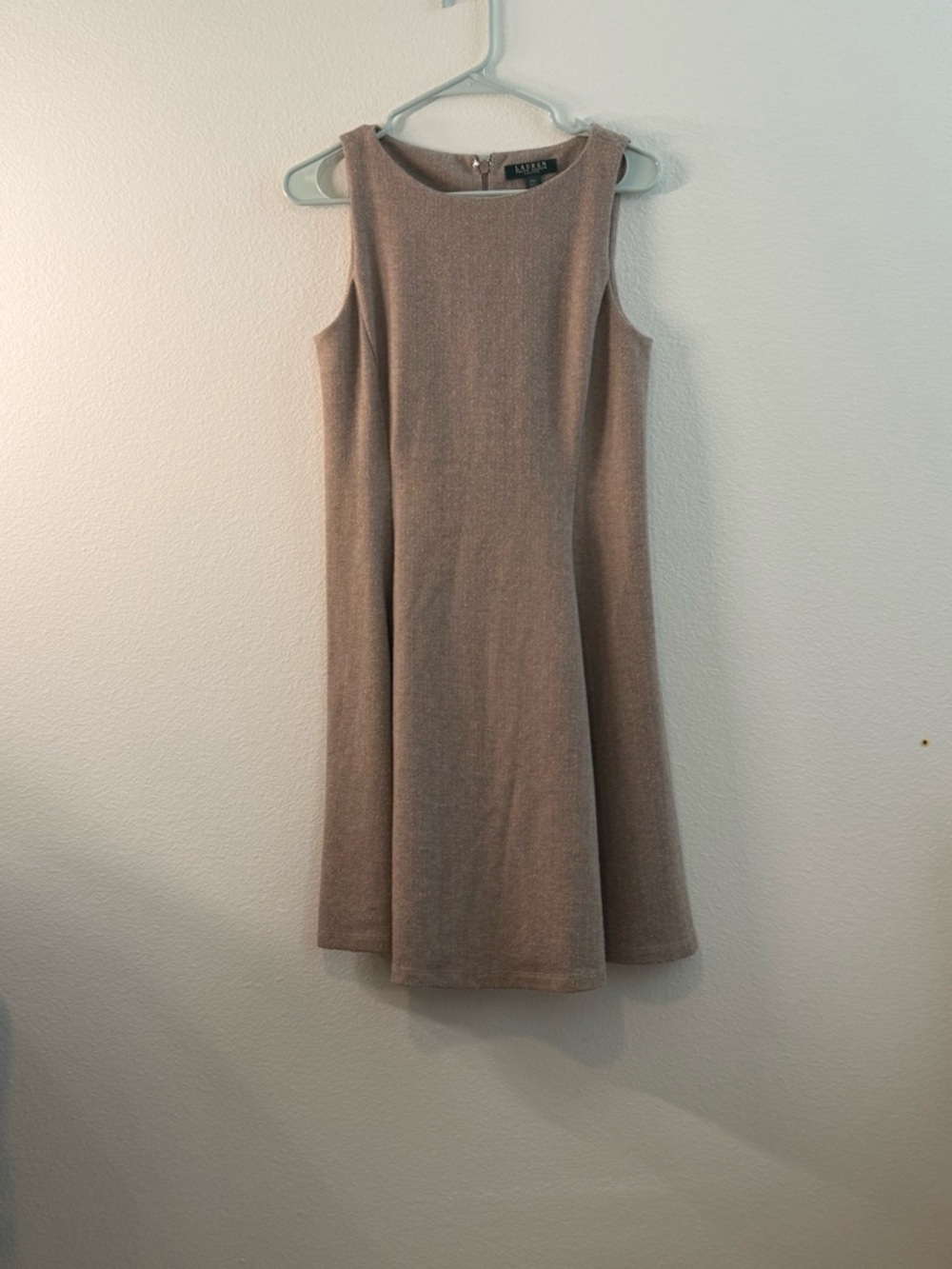 A line jersey Dress in Taupe